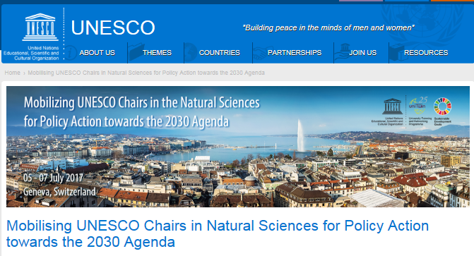Mobilizing UNESCO chairs
